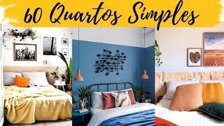60 QUARTOS  SIMPLES PRA SE INSPIRAR!#decoração #quartosimples #fotos