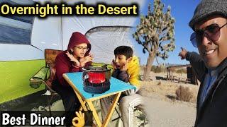 Camping Alone in the Mojave Desert at 0°C  | Epic Food & First-Time Adventures (Part 2)