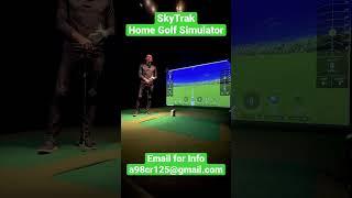 Easy Affordable Home Golf Simulator - SkyTrak 4.2 Review & Information