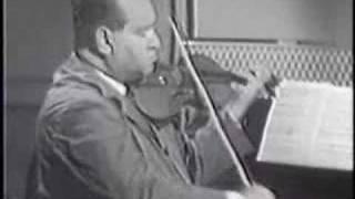 David Oistrakh plays Ravel Tzigane