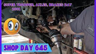 01 Isuzu Trooper, Axles Complete, Align. Auto Shop DAY 645 #auto #repair