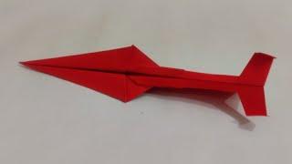 Paper airplane super fast | How to make super fast paper plane