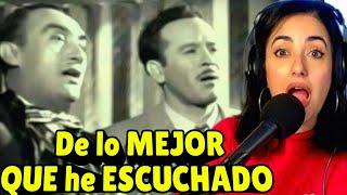 LA NEGRA NOCHE REACTION - PEDRO INFANTE y PEDRO VARGAS| Vocal coach reaction & analysis (subtitles)