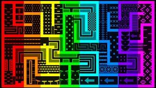 The Rainbow Maze Race! - Marble Race In Algodoo