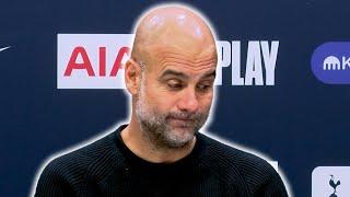 'Tomorrow, just TWO GOALKEEPERS and HAALAND in training!' | Pep Guardiola | Tottenham 2-1 Man City