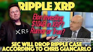 Ripple XRP: Giancarlo Thinks SEC Will Drop Ripple Case & Is Elon $104B XRP Investment Rumor True?