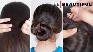 Sleek Twisted Bun Hairstyle Tutorial | Be Beautiful