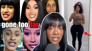 Cardi b has BODY DYSMORPHIA … its getting WORSE