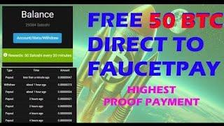 Free Bitcoin 50 per claim Highest Paying Faucet Paying Faucetpay NEW SITE 2025 #btc #faucetpay