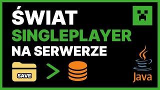 Jak wgrać świat (save) z singleplayer na serwer minecraft java edition? Super proste