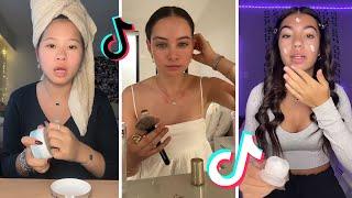 Makeup Tutorial Tiktok Compilation - GRWM  ( Get Ready With Me ) ️(Skincare, Makeup, Outfits) 897