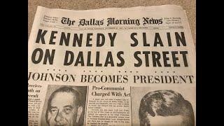 Unintentional ASMR: 1963 Dallas JFK Newspaper - Unsettling Hidden Details