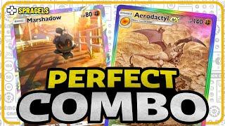 Aerodactyl EX & Marshadow Deck Make A Great Team! | Pokemon TCG Pocket