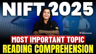 Reading Comprehension - Most Important Topic for NIFT 2025 | Verbal Ability | NIFT 2025 Preparation