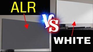 Which Projection Screen is BEST? Vivid Storm ALR vs Amazon White Screen Revealed!