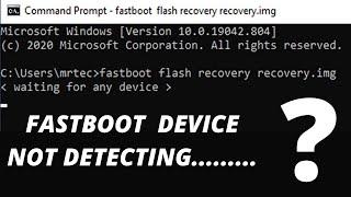 Fastboot device not detecting problem fix | fastboot waiting for devices error | 100% working