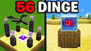 56 DINGE in MINECRAFT die du wirklich BAUEN kannst!