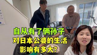 日本公婆為啥這麼疼愛倆孫子？抱著孫子就哭：這一天等了太久！