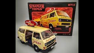 NEW PARTS Netflix Stranger Things Argyle VW Surfer Boy Pizza Van Scale Model Kit How To Paint Decal