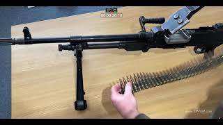 L7A2  GPMG - General Purpose Machine Gun with Weapons Armourer Expert British Military Garrison - 4K