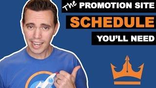 Scheduling Book Promotion Sites To Increase Sales