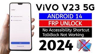 VIVO V23 5G (V2130) Gmail Frp Bypass Android 14 Without Pc | Latest Security Update 2024.