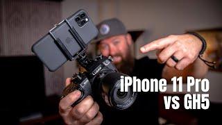 iPhone 11 Pro vs GH5 Mirrorless Camera | Cinematic 4K Video Comparison