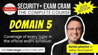 CompTIA Security+ SY0-701 - DOMAIN 5 COMPLETE