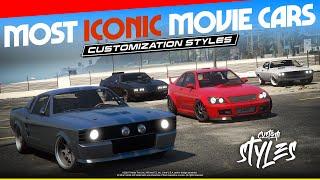 Most Iconic Movie Cars - Customization Styles in GTA Online