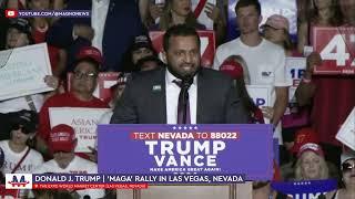  Kash Patel at Donald Trump 'MAGA' Rally in Las Vegas, Nevada (Sept. 13, 2024)