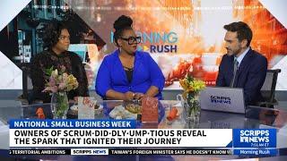 Owners of new brunch restaurant  ~ Scrum·did·dly·ump·tious on “Morning Rush” on Scripps News.