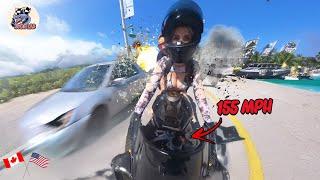 BRUTAL MOTORCYCLE CRASHES | CRAZY & EPIC Motorcycle Beginner Mistakes 2024 #3