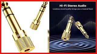 UGREEN 6.35mm 1/4 Male to 3.5mm 1/8 Female Stereo Headphone Adapter Audio Jack Plug Gold Plated