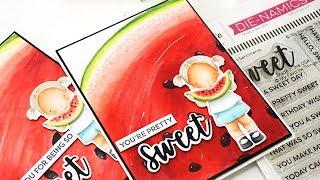 Copic Coloring with Mindy Baxter - Creating a Watermelon Background