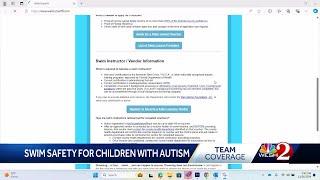 Swim safety for children with autism