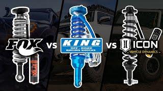 King vs Fox vs Icon - Baseline Off the Shelf Behaviors