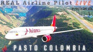 Landing on an Aircraft Carrier! | Real Airbus Captain | Pasto Colombia | #msfs2024 #fenix  #airbus