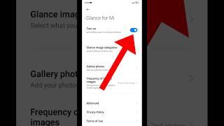 How To Remove Glance From Lock Screen in Redmi | Glance For Mi Remove | Mi Glance Settings off