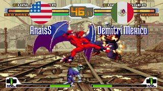 FT5 @svcsplus: AnaisS (US) vs Demitri Mexico (MX) [SNK vs Capcom svc Fightcade] Dec 24