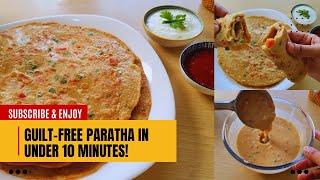 Less than 10-Mins | Healthy Weight Loss Paratha| Liquid Dough| Faiza Faraz