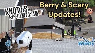 Knott's Berry Farm Updates! Montezoomas The Forbidden Fortress, Construction,Scary Farm & Rides!