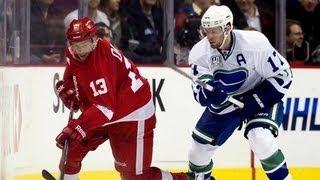 Datsyuk vs. Kessler - Puck Protection Clinic