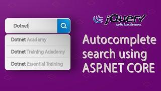 ASP.NET Core autocomplete search using jquery like google 