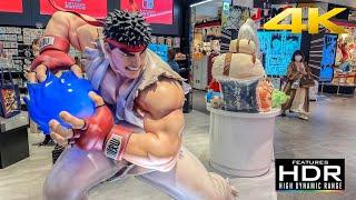  Let's Explore The CAPCOM STORE In TOKYO Feat. Life-Size RYU Statue (Street Fighter)