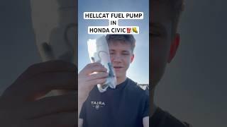 Hellcat fuel pump on civic!!! #honda #civic #automobile