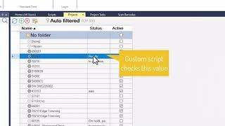 Scripts Check Values When Scanning Barcodes