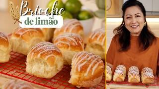 APRENDA A FAZER PÃO QUENTINHO E MACIO COM AROMA DE LIMÃO DELICIOSO - BRIOCHE DE LIMÃO -Dika da Naka