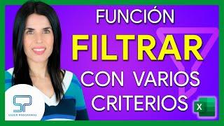  Función FILTRAR en Excel con VARIOS CRITERIOS