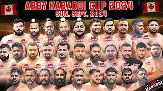 LIVE - Abby Kabaddi Cup 2024 - Canada Kabaddi