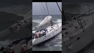 выход в море зимний яхтинг open sea storm